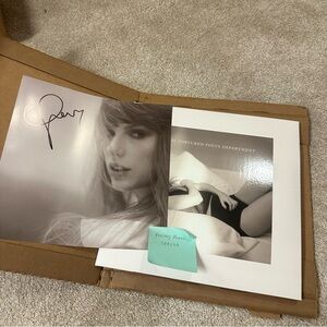 Taylor Swift Sign TTPD Vinyl